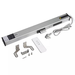 Moteur et Ouvre-Fenêtre de Puits de Lumière avec Télécommande RF, AC110-240V Câblé, Course Ajustable pour Fenêtres d'Auvent, Évents, Fenêtres à Soubassement et Petits Puits de Lumière