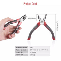 Chain Joining Pliers for Metal Chain Connector, Ball Metal Chain Splicing Pliers for Curtain Roller Blind Accessories, Durable Manual Combination Pliers for Blind Installation