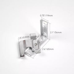 Metal Swivel Bracket Swivel Fitting Brackets High Profile Swivel Mounting Bracket for 50mm Wall&Ceiling Venetian Blinds