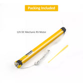 12/24V RV Shade Motor Compatible With EL-4280-1230, EL-4260-1250, EL-4280P,EL-4270P, Wired for Motorized RV Shade