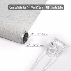 Universal Roller Blind Clutch Kit for 32mm (1-1/4 inch) Shades - Heavy Duty Bead Chain Controller & Hardware Fittings