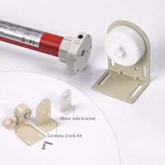 Coolaroo Roller Shade Motor,for Coolaroo Outdoor Shades Fit 38mm Shade Tube, Rechargeable Battery Powered Motor Kit with Controller