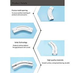90 Degree U Type and L Type Window Electric Curtain Track Joiner.