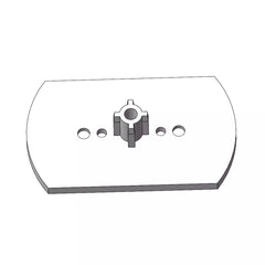 Roller Blind Bracket Adapter Plates Big, Spacing 49mm Mounting Plates for Electric Blind Motor