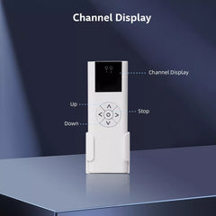 AC114-02 RF 433.92 Wireless Control, 2 Channel Blinds Controller for Motorized Roller Shades and Blinds