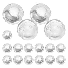 4mm Vertical Blind Bead Chain Stopper - Clear Plastic Crimp Holder for Window Blind (10pcs)