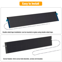 12V/6W Solar Panel for Electric Roller Shutters,Pergola Screen,Motorized Blinds, LED, Ring Camera. Max 16.8V Solar Charger, JST, DC5.5*2.1, DC3.5*1.35 Port