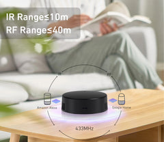Rollerhouses Smart WiFi IR/RF Remote Control Hub for Smart Home Automation - IR/RF Bridge Wifi.