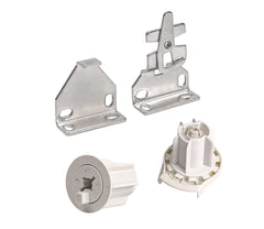 Roller Blinds Replacement Parts Kit for 1.5"(38mm) Tube, Roller Shade Fitting with R8 Clutch, Metal Bracket and Pin Plug