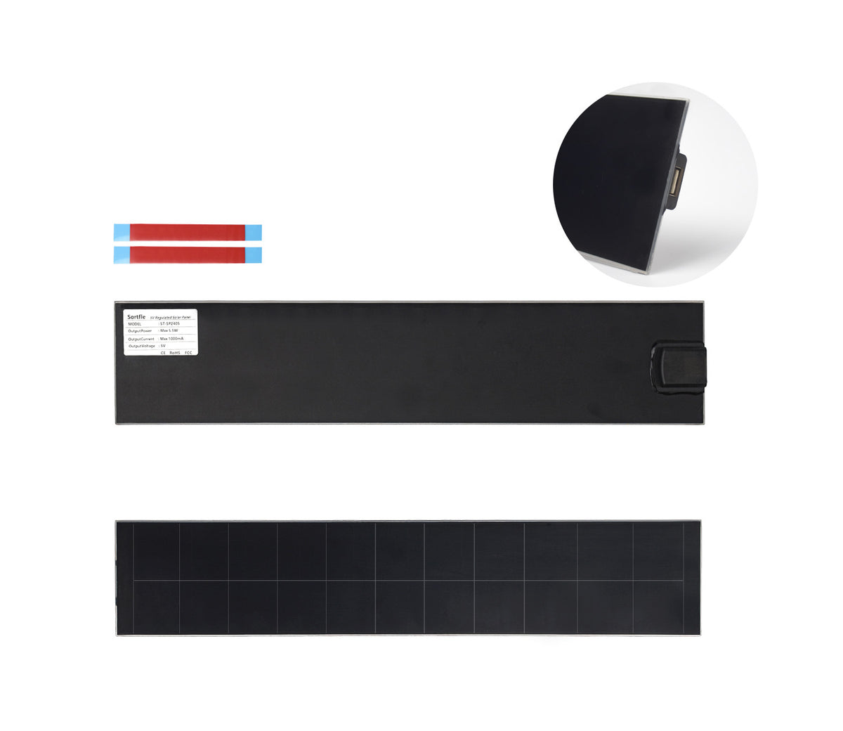 Blinds Solar Panels 5Volt Small Solar Charger for Motorized Blinds, Windows Curtain.