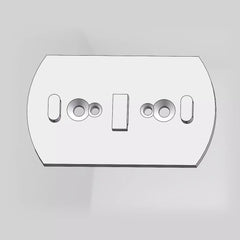 Roller Blind Bracket Adapter Plates Big, Spacing 49mm Mounting Plates for Electric Blind Motor