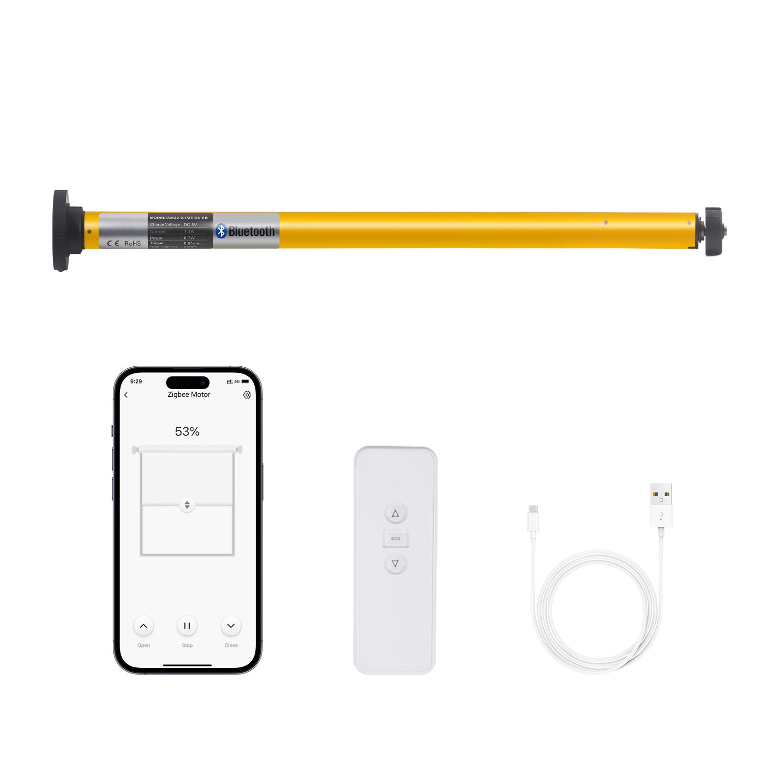 A-OK Motor AM22-0.7/25-ES-EB tubular motor kit