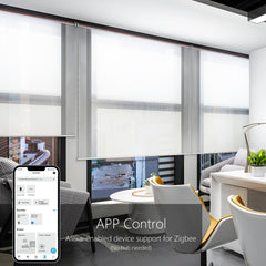 Zigbee Smart Motorized Blinds/Shades Motor 1.5“ 38mm/45mm , Compatible with Alexa Directly, No HUB Needed.
