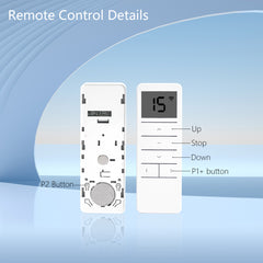 DD2702h 433mhz 15 Channel RF Transmitter/Remote Controller for DOOYA Motor.