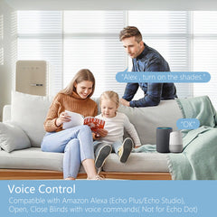 Zigbee Smart Motorized Blinds/Shades Motor 1.5“ 38mm/45mm , Compatible with Alexa Directly, No HUB Needed.