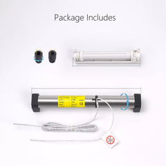 AM24 Electric Blind Motor with RF Control, 24V Power for Pleated Blinds, Honeycomb Shades, Aluminum Alloy Shades