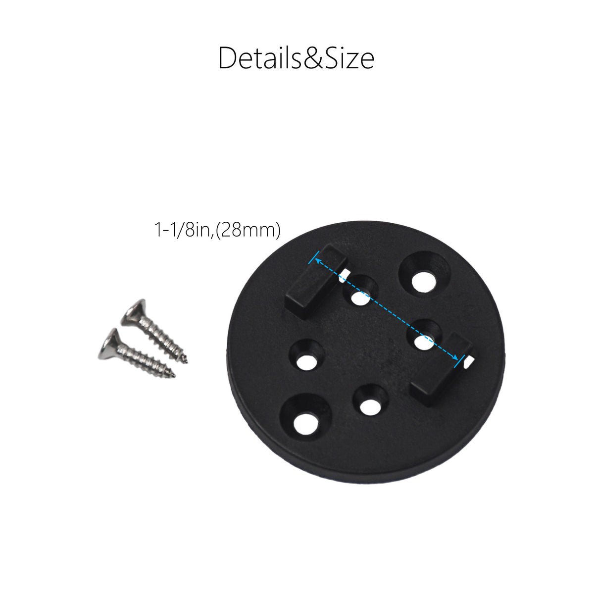 Roller Blind Bracket Adapter Plate, Mounting Plates for Electric Blind Motor.