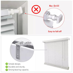 Metal Swivel Bracket  Swivel Fitting Brackets High Profile Swivel Mounting Bracket for 50mm Wall&Ceiling  Venetian Blinds