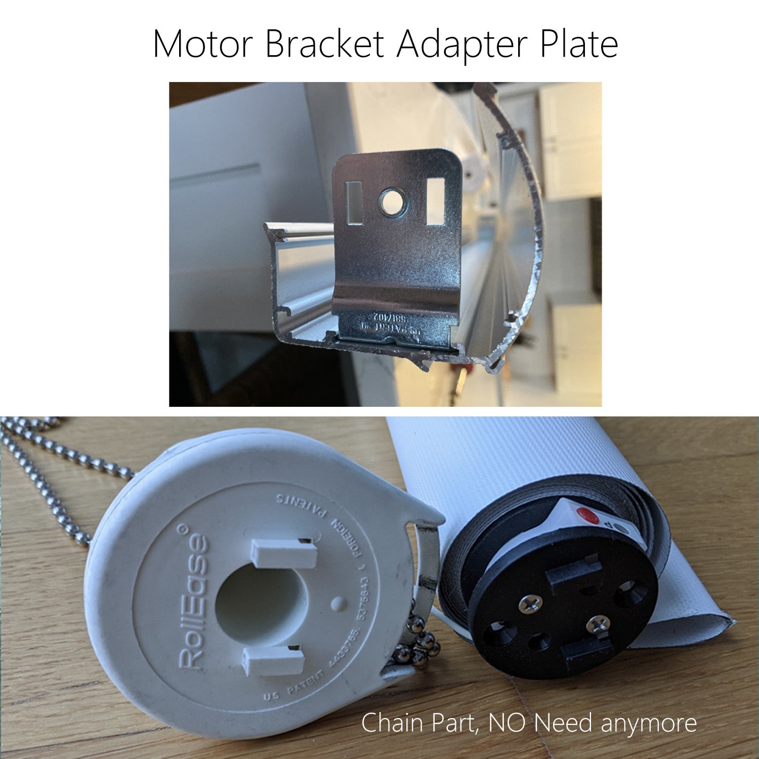 Roller Blind Bracket Adapter Plate, Mounting Plates for Electric Blind Motor.