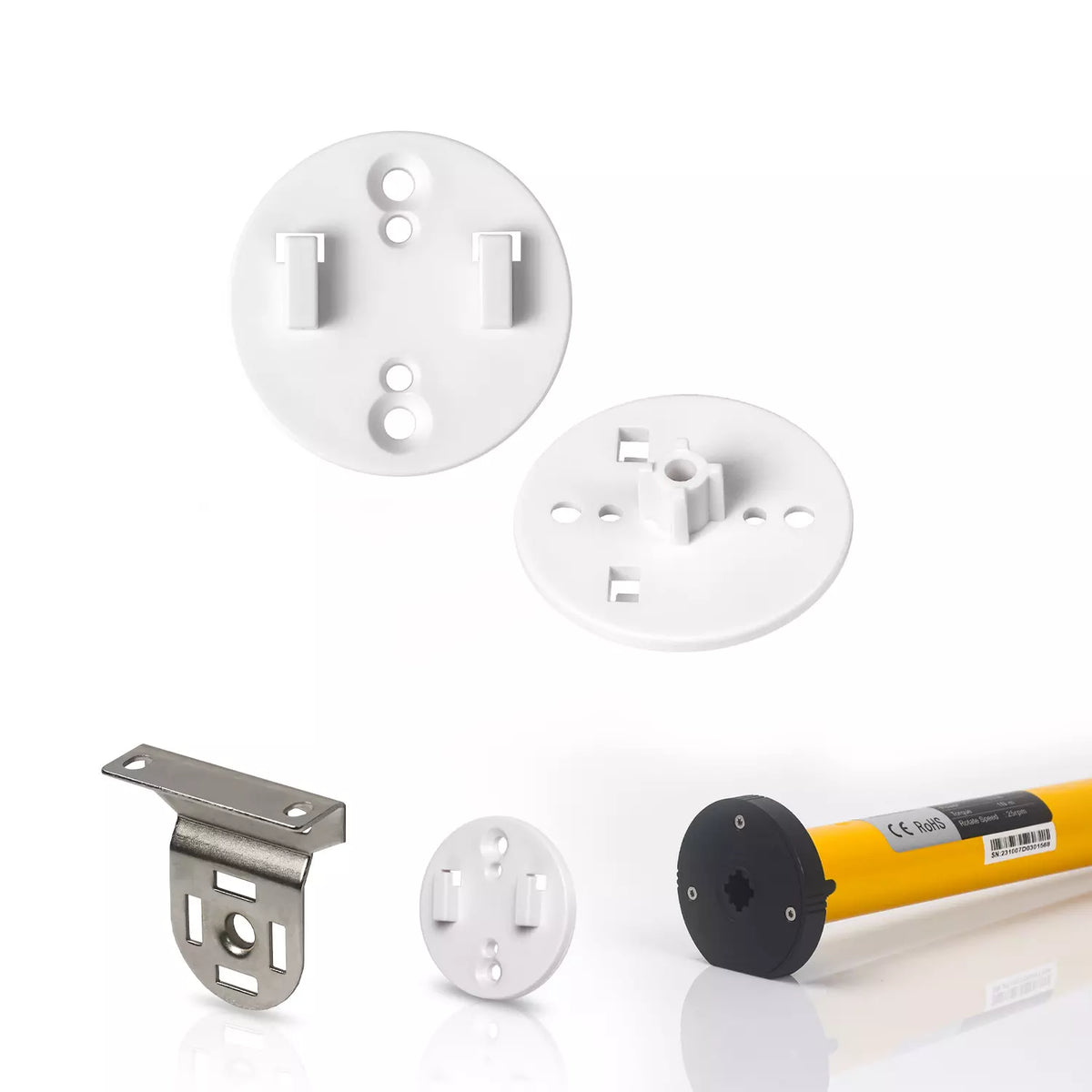 Tubular Motor Bracket Adapter Plate, Mounting Plates for Electric Blind Motor