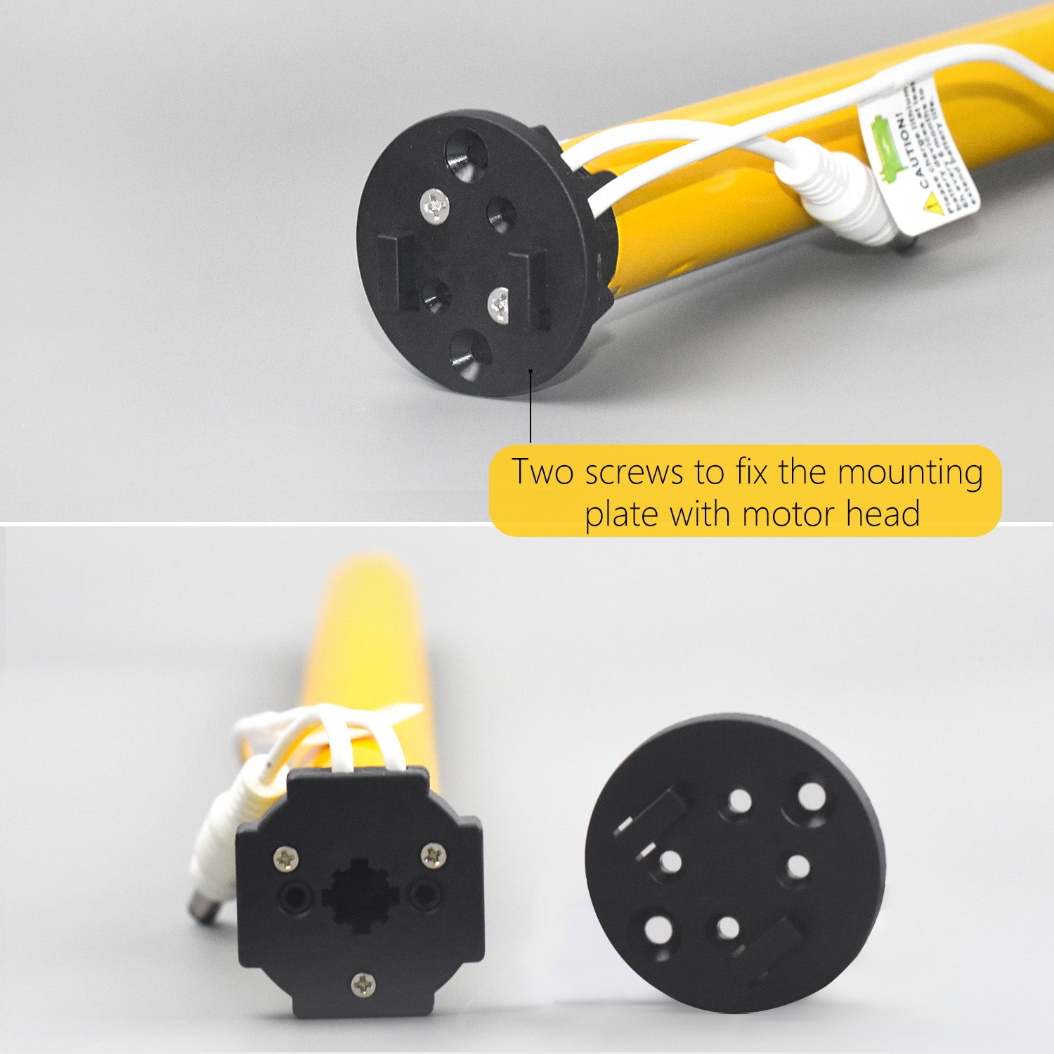 Roller Blind Bracket Adapter Plate, Mounting Plates for Electric Blind Motor.