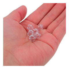 4mm Vertical Blind Bead Chain Stopper - Clear Plastic Crimp Holder for Window Blind (10pcs)