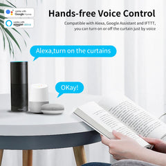 Zigbee Smart Electric Curtain Motor Intelligent Shutter Support Voice Control for Alexa Google Assistant SmartThings 22.5CM