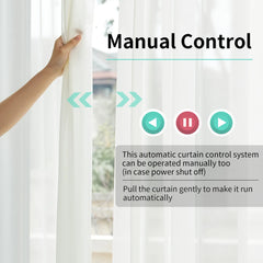 Zigbee Smart Electric Curtain Motor Intelligent Shutter Support Voice Control for Alexa Google Assistant SmartThings 22.5CM