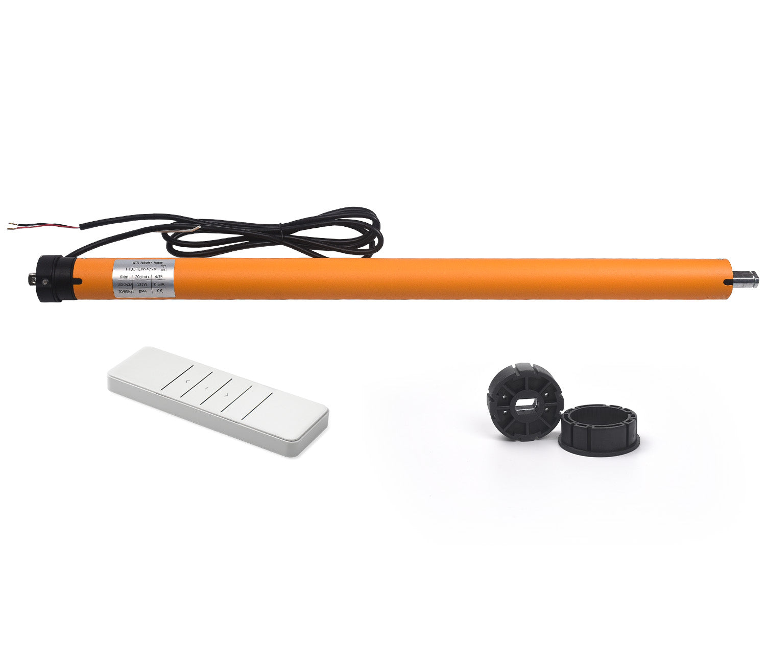 110V/120V Tuya WiFi 35mm Roller Blinds Motor Wired, 6N 20rpm, Smart Google Alexa APP Electric Remote Control Motorized Roller Blinds.