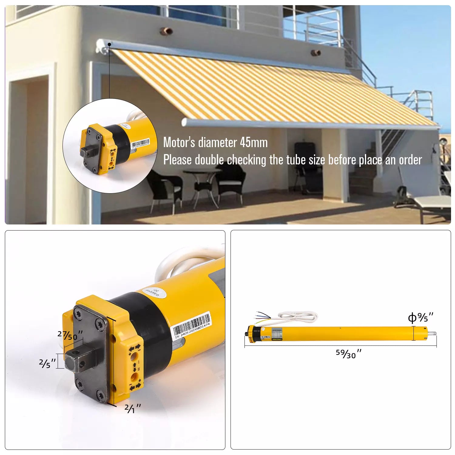 electric retractable awning