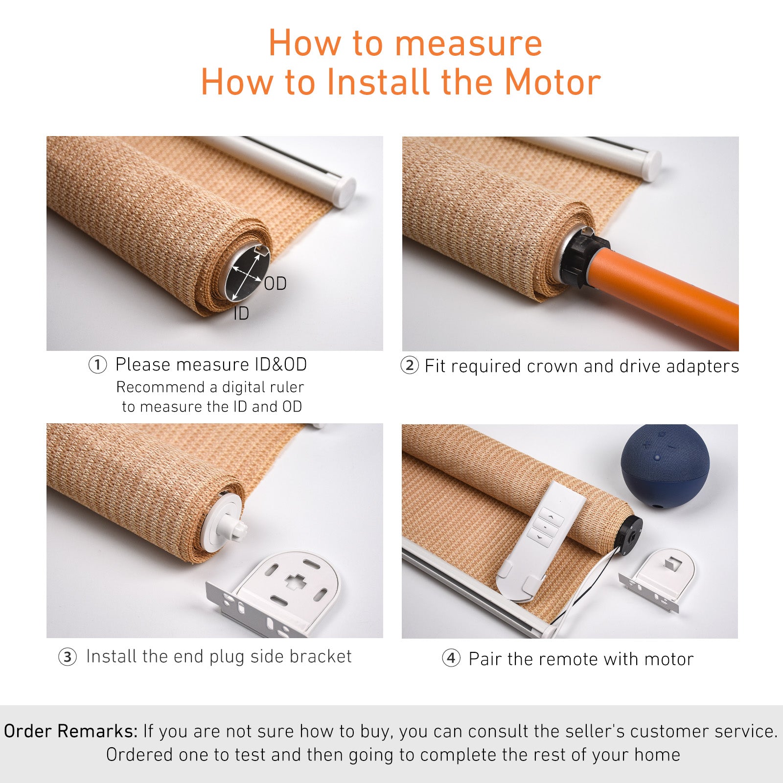 APP WiFi Tubular Motor, 110V-240V Alexa Smart Roller Shades Motor.